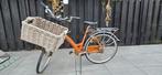 Oranje Damesfiets met Mand, Fietsen en Brommers, Overige merken, Ophalen of Verzenden, 53 tot 56 cm, Gebruikt