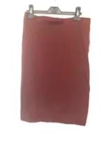 Bordeaux rode kokerrok, Verzenden, Zo goed als nieuw, Knielengte, Maat 36 (S)