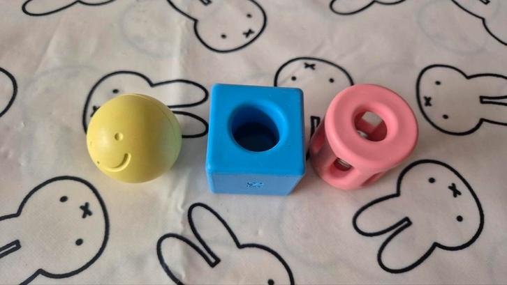 Hape babyspeelgoedset, Kinderen en Baby's, Speelgoed | Babyspeelgoed, Zo goed als nieuw, Rammelaar, Ophalen of Verzenden