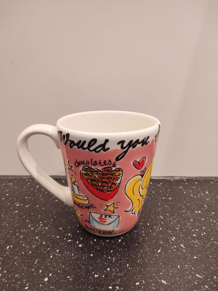 Blond Amsterdam - Mok (0,35L) Valentijn, Huis en Inrichting, Keuken | Servies, Zo goed als nieuw, Kop(pen) en/of Schotel(s), Blond Amsterdam