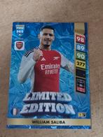 Panini Adrenalyn xl Fifa 365 2025 Limited Edition Saliba, Ophalen of Verzenden, Zo goed als nieuw, Plaatje