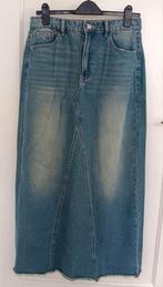 Spijkerrok lang, Zo goed als nieuw, Maat 36 (S), Unknown, Onder de knie