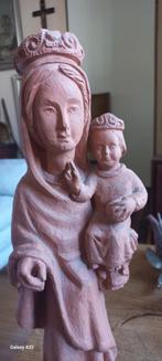 Terracotta Madonna beeld  ., Antiek en Kunst, Antiek | Religie, Ophalen of Verzenden