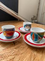 Giovanni De Simone Espresso Kopjes Handgeschilderd, Huis en Inrichting, Gebruikt, Ophalen of Verzenden, Overige stijlen, Kop(pen) en/of Schotel(s)