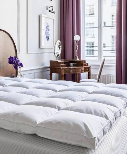 Douxe Dekmatras / Lits-Jumeaux / Donzen Topper / 1.80 - 2.00, Huis en Inrichting, Slaapkamer | Matrassen en Bedbodems, Zo goed als nieuw