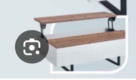 Salontafel met lift & wielen + opbergruimte, Huis en Inrichting, Tafels | Salontafels, Gebruikt, Minder dan 50 cm, 50 tot 100 cm