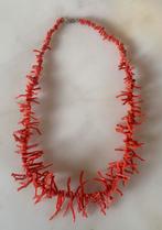 Bloedkoraal stokjes ketting, Ophalen of Verzenden, Overige materialen, Ketting