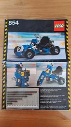 Lego 854 Go-Kart Bouwinstructie, Ophalen of Verzenden, Gebruikt, Losse stenen, Lego