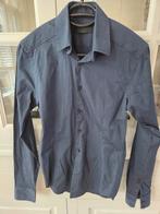 Zumo getailleerde blouse / overhemd mt: XS donkerblauw, Ophalen of Verzenden, Zo goed als nieuw, Blauw, Halswijdte 38 (S) of kleiner
