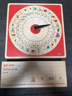 Educo Letterrondo Houten Speelgoed, Ophalen of Verzenden, Zo goed als nieuw, Taal en Lezen
