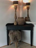 Hoektafel hoek bureau sidetable kaptafel India sober, Ophalen