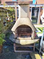 Gratis stenen BBQ incl BBQrek en incl sierrek voor vuur., Ophalen, Gebruikt