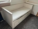 Ikea Hemnes bedbank met opberglades, Ophalen, Gebruikt, Wit, Tweepersoons