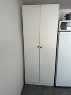 Witte kast met stevige legplanken, Ophalen, Gebruikt, 50 tot 100 cm, 150 tot 200 cm