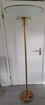 Vintage staande lamp, Huis en Inrichting, Lampen | Vloerlampen, Gebruikt, Ophalen of Verzenden, Glas, 150 tot 200 cm