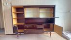 Vintage Kast met Vitrine & Verlichting - Gratis Ophalen!, Antiek en Kunst, Antiek | Meubels | Kasten, Ophalen