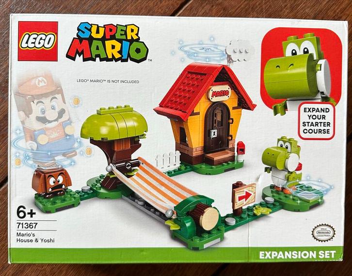 LEGO Super Mario 71367 - Mario's Huis & Yoshi, Kinderen en Baby's, Speelgoed | Duplo en Lego, Gebruikt, Lego, Complete set, Ophalen of Verzenden