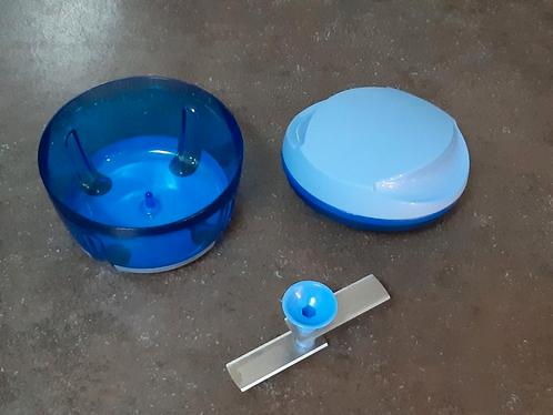 Tupperware mini quickchef blauw, Huis en Inrichting, Keuken | Tupperware, Zo goed als nieuw, Blauw, Ophalen of Verzenden
