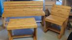 Tuinset voorzien van bank, 2 stoelen en tafel, Tuin en Terras, Tuinsets en Loungesets, Ophalen, Bank, Nieuw, Tuinset