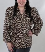 Super toffe blazer met panterprint gekocht bij Curved Angels, Nieuw, Ophalen of Verzenden, Jasje of Colbert, Curved Angels