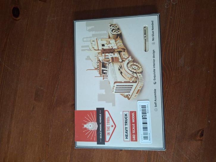 3d puzzel van zware vrachtauto, Hobby en Vrije tijd, Knutselen, Nieuw, Knutselwerk, Ophalen of Verzenden