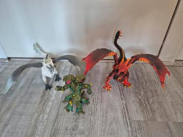 Schleich Eldrador draak en jungle monster beschikbaar voor biedingen