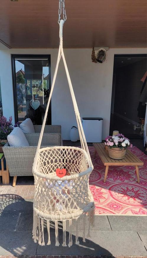 Macramé hangwieg Bali, Kinderen en Baby's, Babywiegjes en Ledikanten, Zo goed als nieuw, Ledikant, Ophalen of Verzenden
