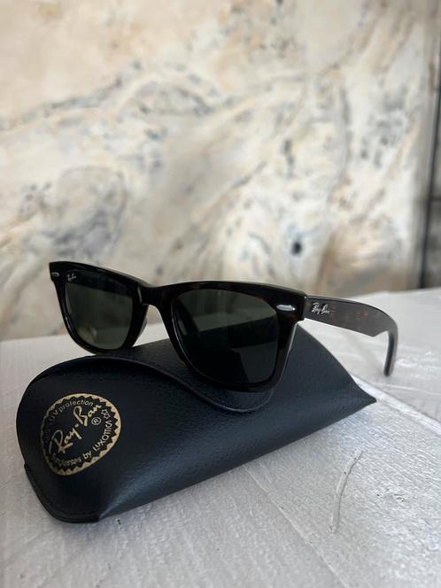 Originele Ray-Ban Wayfarer RB2140 Heren Zonnebril Large, Sieraden, Tassen en Uiterlijk, Zonnebrillen en Brillen | Heren, Zo goed als nieuw