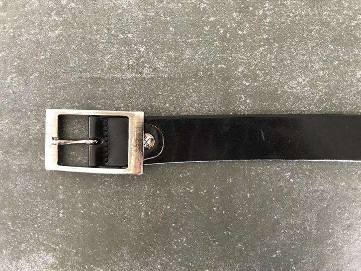 Heren riem van Bommel, Kleding | Heren, Riemen en Ceinturen, Gedragen, Riem of Ceintuur, 105 tot 115 cm, Zwart, Echt leder, Verzenden