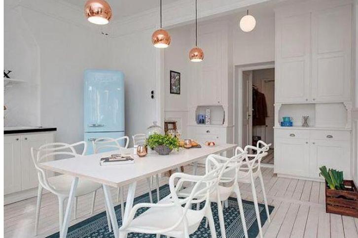 Kartell Masters Stoelen set 6 stuks, Huis en Inrichting, Stoelen, Nieuw, Drie, Kunststof, Wit, Ophalen