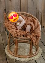 Newborn fotografie, rotan stoeltje. Foto props, Ophalen of Verzenden, Gebruikt, Achtergrond