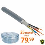 YMvK 5x4mm²  per rol van 25 meter, Ophalen of Verzenden, Nieuw, Kabel of Snoer