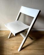 IKEA Sennik Klapstoel Niels Gammelgaard Wit Vintage Retro, Gebruikt, Wit, Ophalen of Verzenden, IKEA Gammelgaard