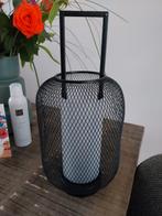 Lantaarn windlicht tafellamp lamp, Ophalen, Zo goed als nieuw, 25 tot 50 cm