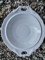 Antiek Wit Servies Schaal, Ophalen