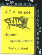 Sticker: ATV Najade - Dierenspeciaalzaak Paul van de Burgt, Ophalen of Verzenden, Zo goed als nieuw, Dier en Natuur