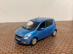 Opel Agila B 2009 Blauw Schuco 1:43, Hobby en Vrije tijd, Modelauto's | 1:43, Ophalen of Verzenden, Zo goed als nieuw, Auto, Schuco