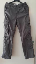 Donkergrijze Cargo Broek - Maat 40, Katoen, Maat 38/40 (M), Grijs, Gedragen, Bershka