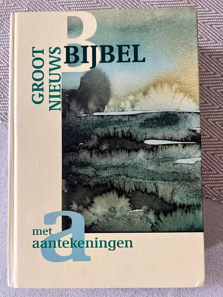 Groot Nieuws Bijbel met Aantekeningen - Hardcover, Antiek en Kunst, Antiek | Boeken en Bijbels, Ophalen of Verzenden