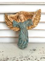 Antieke Engel voor boven kerststal gips 11x12,5 cm, Antiek en Kunst, Antiek | Religie, Ophalen