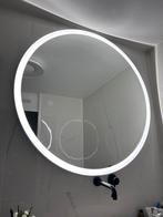 Badkamerspiegel Balmani spiegelverlichting en verwarming, Huis en Inrichting, Woonaccessoires | Spiegels, 100 tot 150 cm, Rond