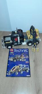 Lego technic 8868 kraanwagen electrisch pneumatisch zgan 9v, Ophalen of Verzenden, Zo goed als nieuw, Complete set, Lego