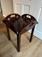 Butler tafel. Bijzettafeltje. Tafeltje, Huis en Inrichting, Tafels | Bijzettafels, Minder dan 55 cm, Rond, Ophalen of Verzenden