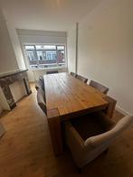 Eichholtz Houten Eettafel, Huis en Inrichting, Ophalen, Gebruikt, Eikenhout, 200 cm of meer