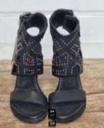 A.S.98 - Mooie leren pumps maat 41 - Nieuw €185 - Airstep, Kleding | Dames, Schoenen, Pumps, Zwart, Nieuw, Ophalen of Verzenden