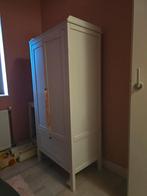 Witte kledingkast met deur en lade, Huis en Inrichting, Kasten | Kledingkasten, Ophalen of Verzenden