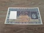 Prachtig biljet 10 gulden Grijsaard 1939, PL36b1, Ophalen of Verzenden, 10 gulden