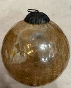 2 stuks craquelé kerstbal 15 cm, Diversen, Kerst, ., Ophalen of Verzenden, Zo goed als nieuw, .