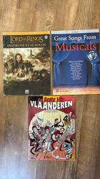 3 trompet boeken, lord of the rings, musicals + Vlaamse hits, Muziek en Instrumenten, Gebruikt, Ophalen of Verzenden, Thema, Trompet