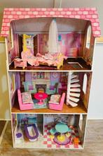 Zg nieuw ingericht barbie huis, Ophalen of Verzenden, Zo goed als nieuw, Poppenhuis